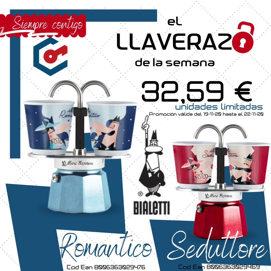 el llaverazo cafetera biatelli