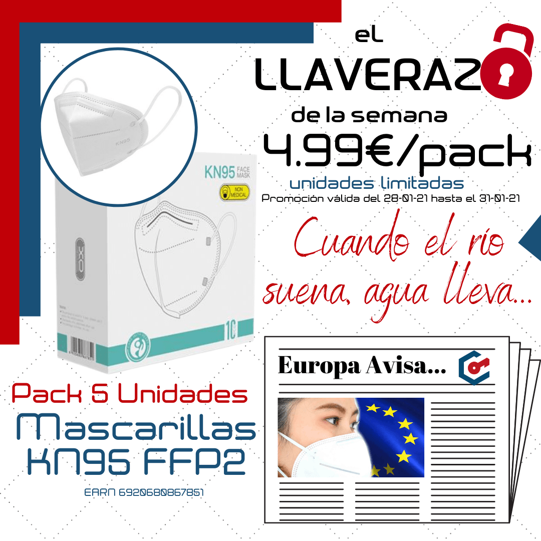 llaverazo máscarillas